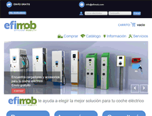 Tablet Screenshot of efimob.com